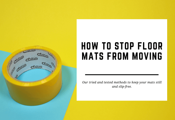 How to keep a golf mat from moving